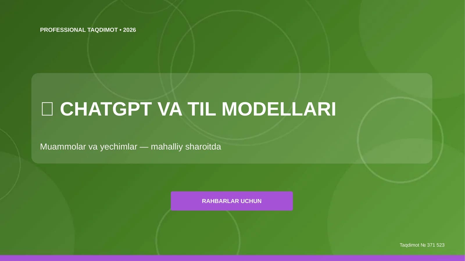CHATGPT VA TIL MODELLARI