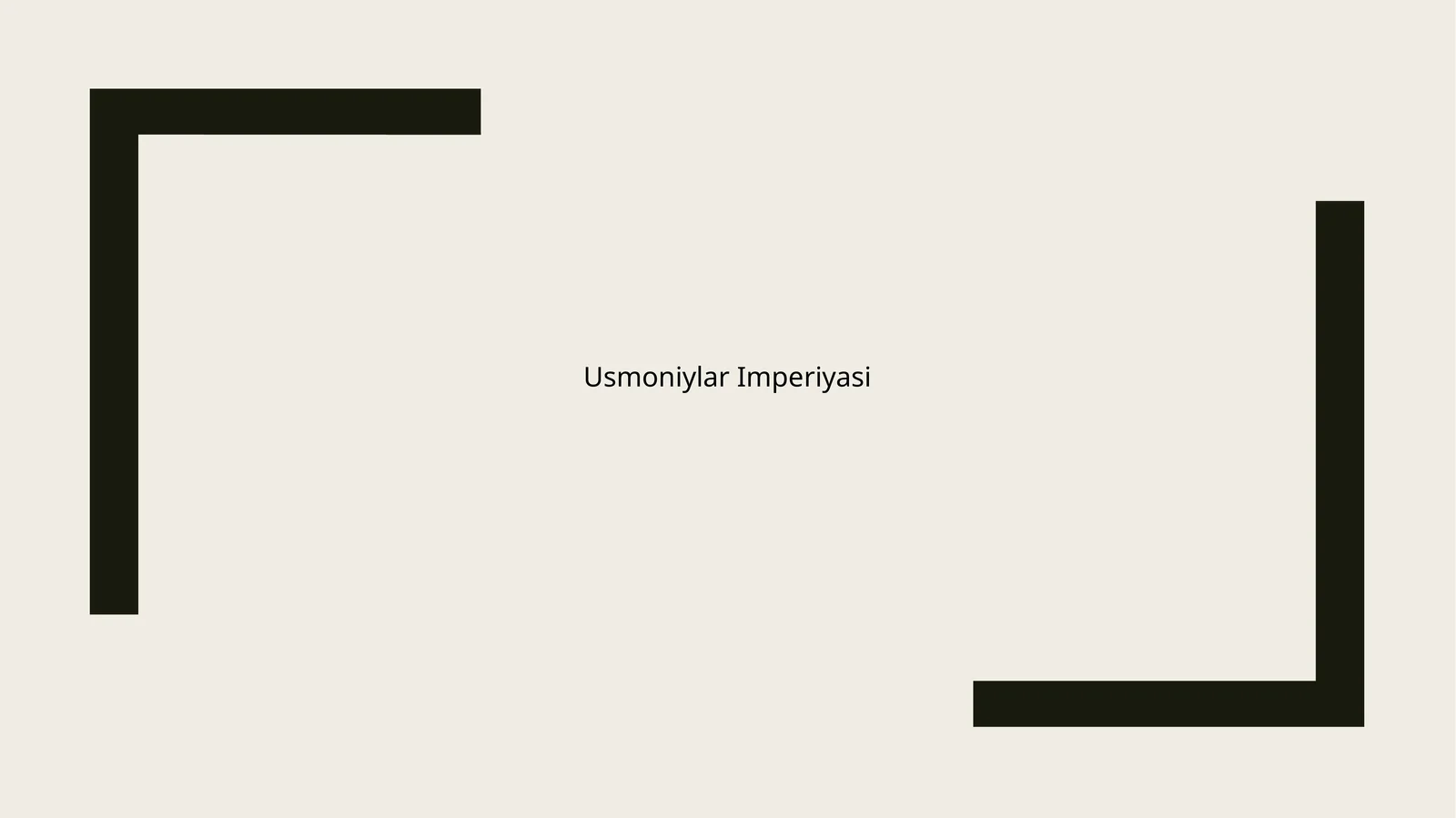 Usmoniylar Imperiyasi