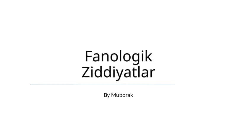 Fanologik Ziddiyatlar