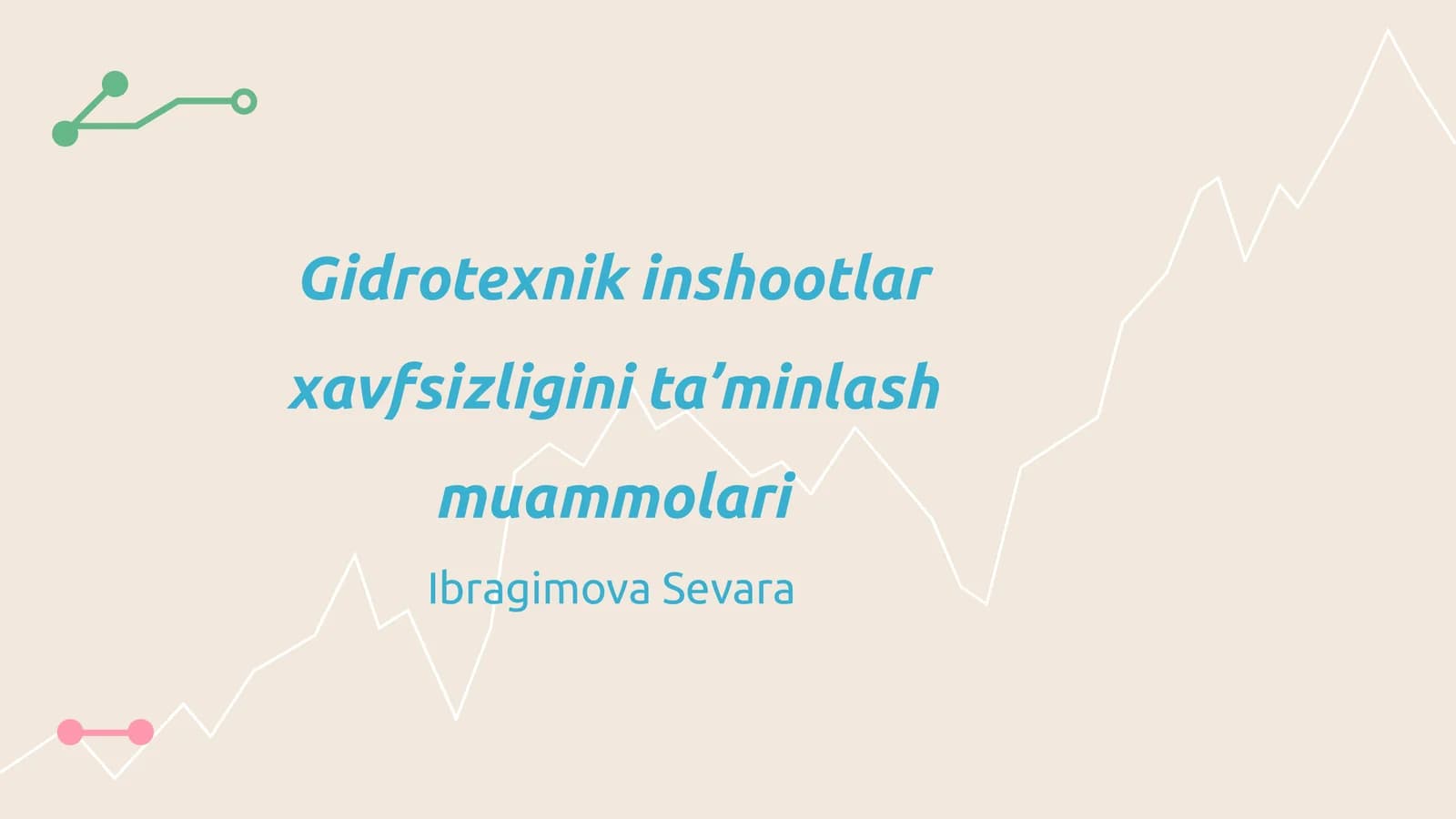 Gidrotexnik inshootlar xavfsizligini ta’minlash muammolari