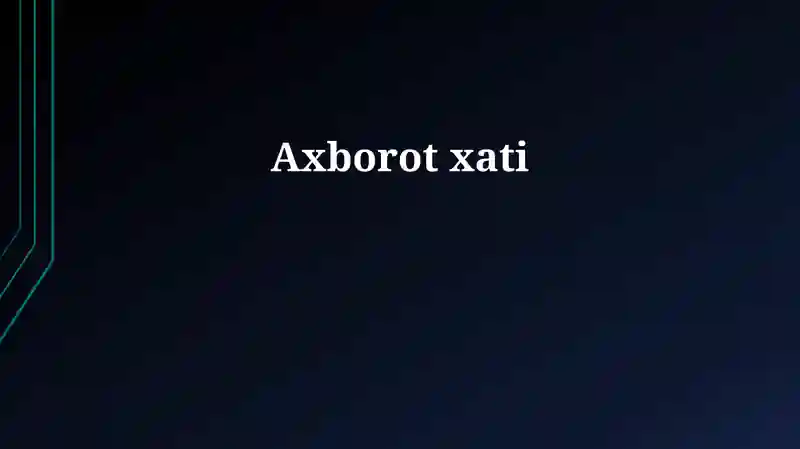 Axborot xati