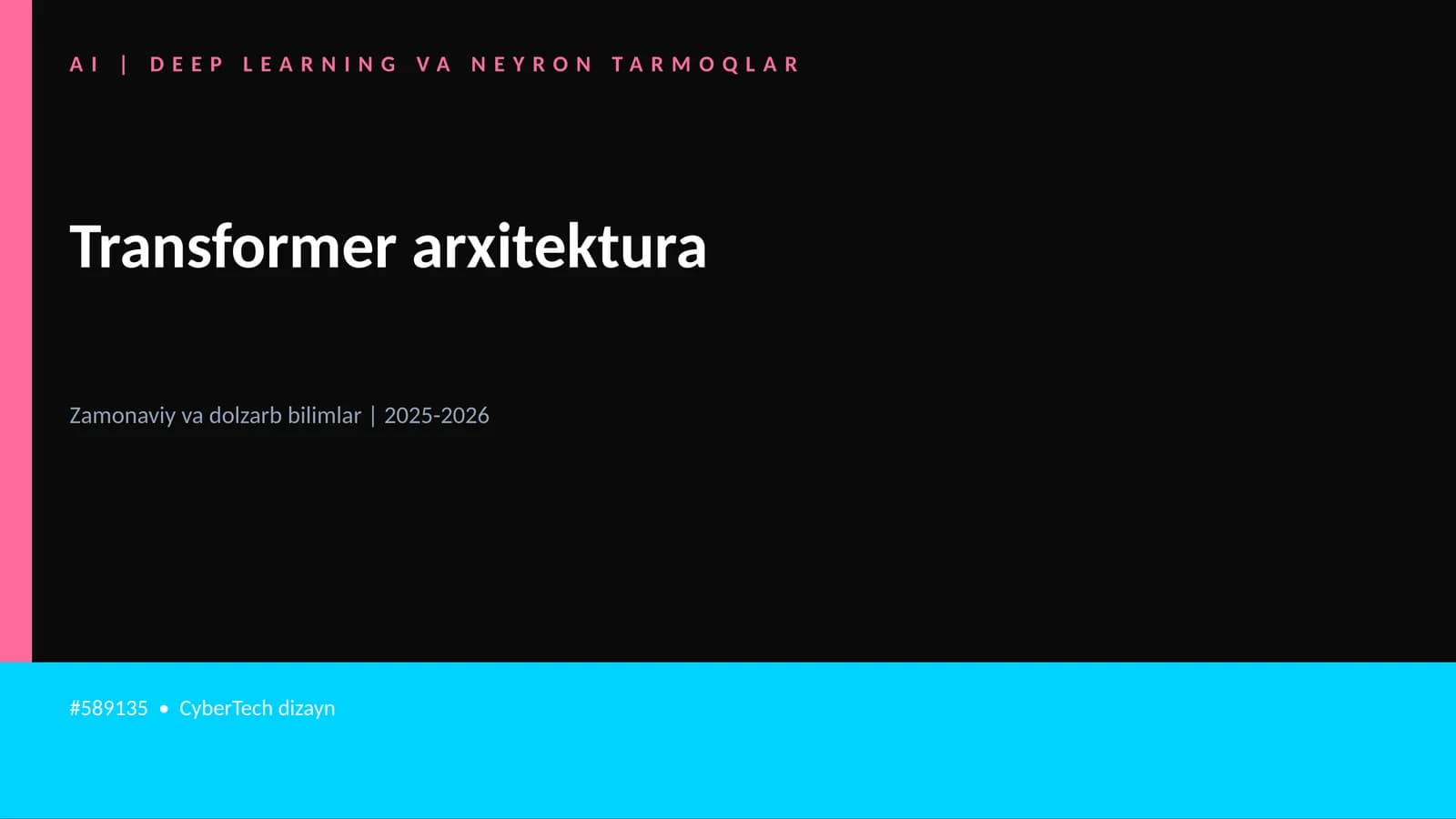 Transformer arxitektura