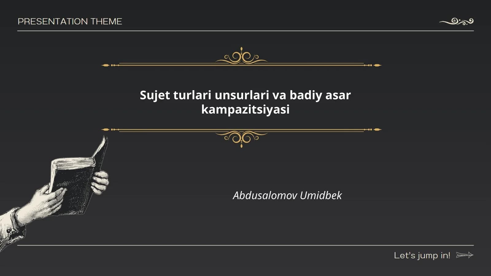 Badiiy asar turlari