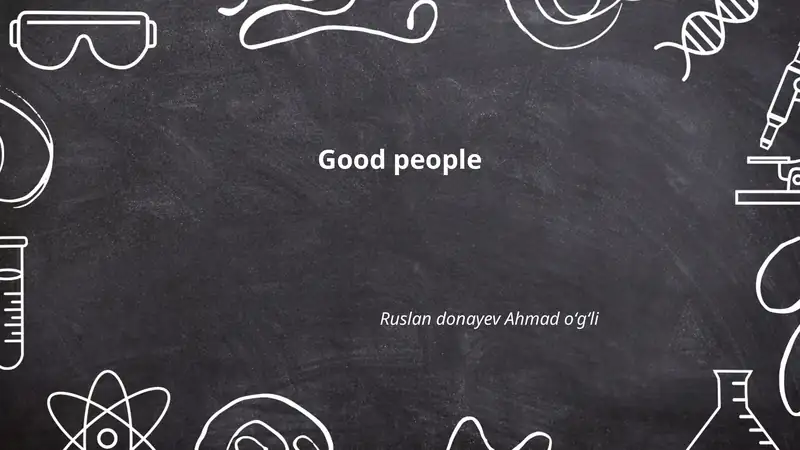 Good people