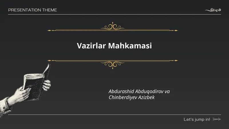 Vazirlar Mahkamasi