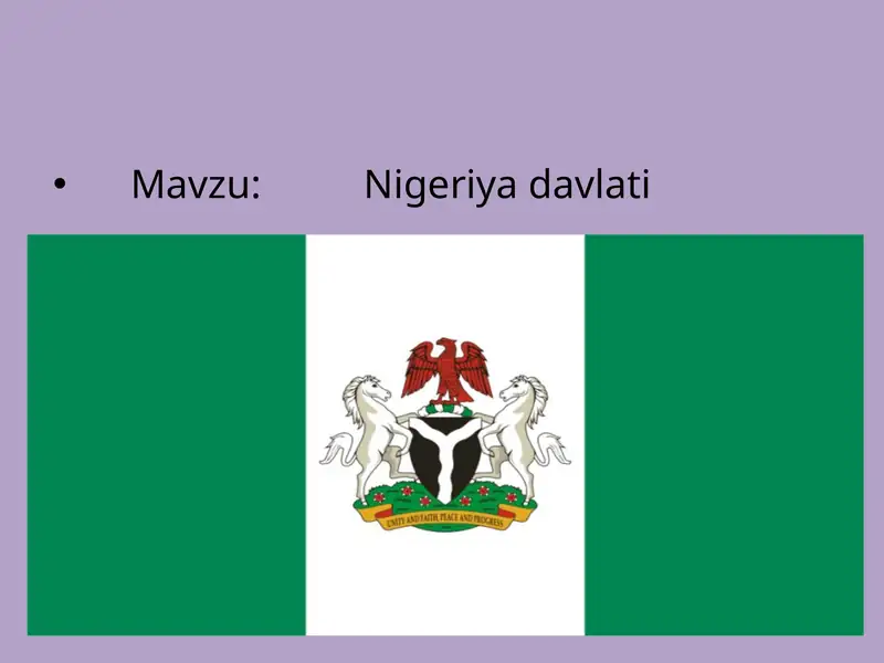 Nigeriyadavlati