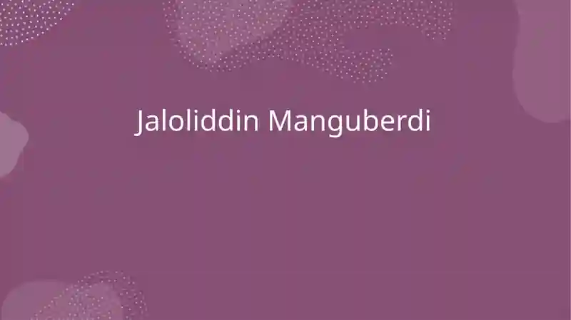 Jaloliddin Manguberdi