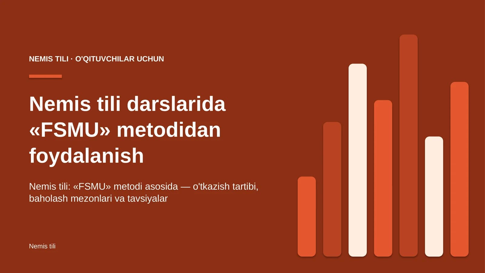 nemis tili darslarida fsmu metodidan foydalanish 3769
