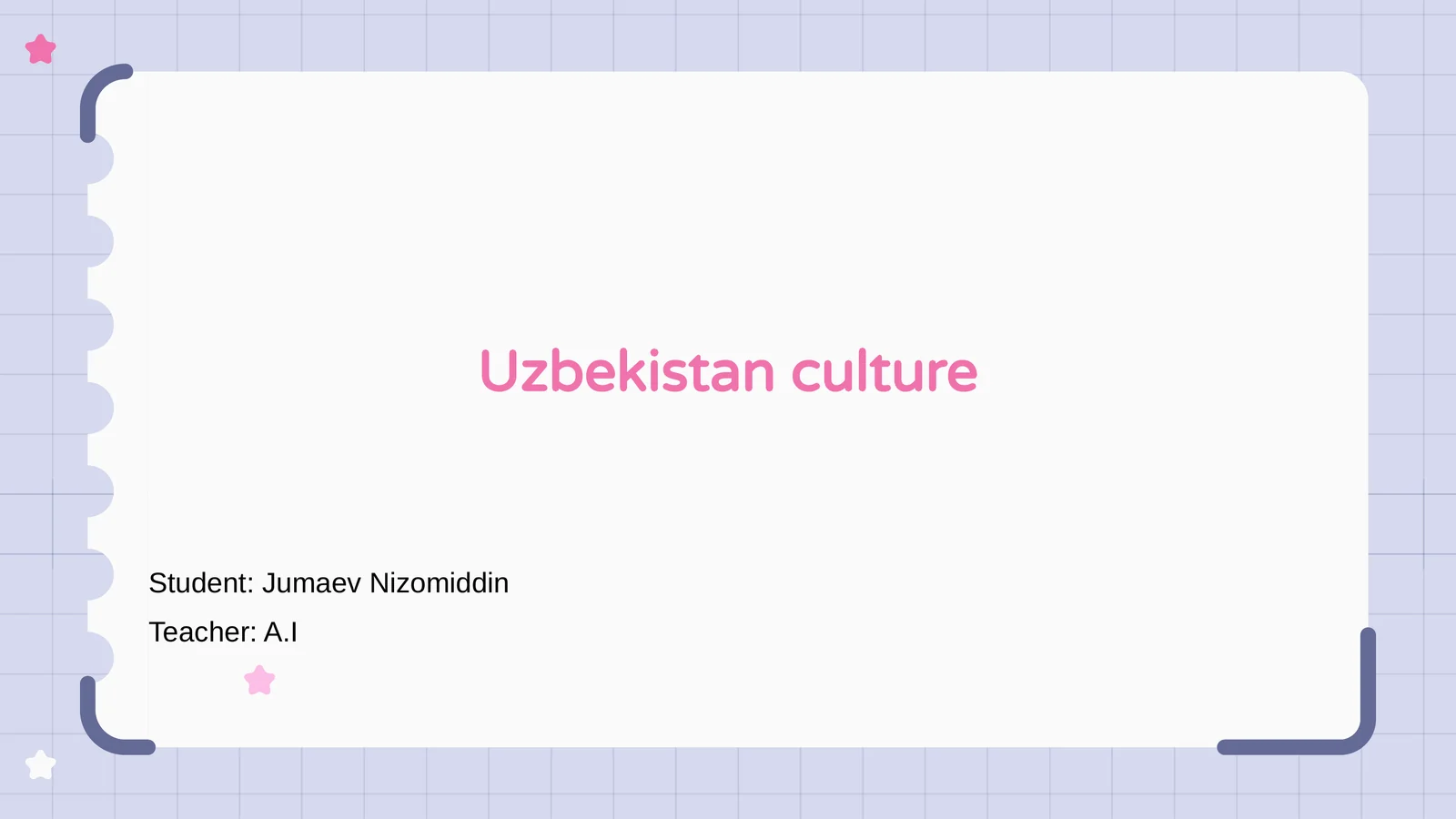 Uzbekistan culture