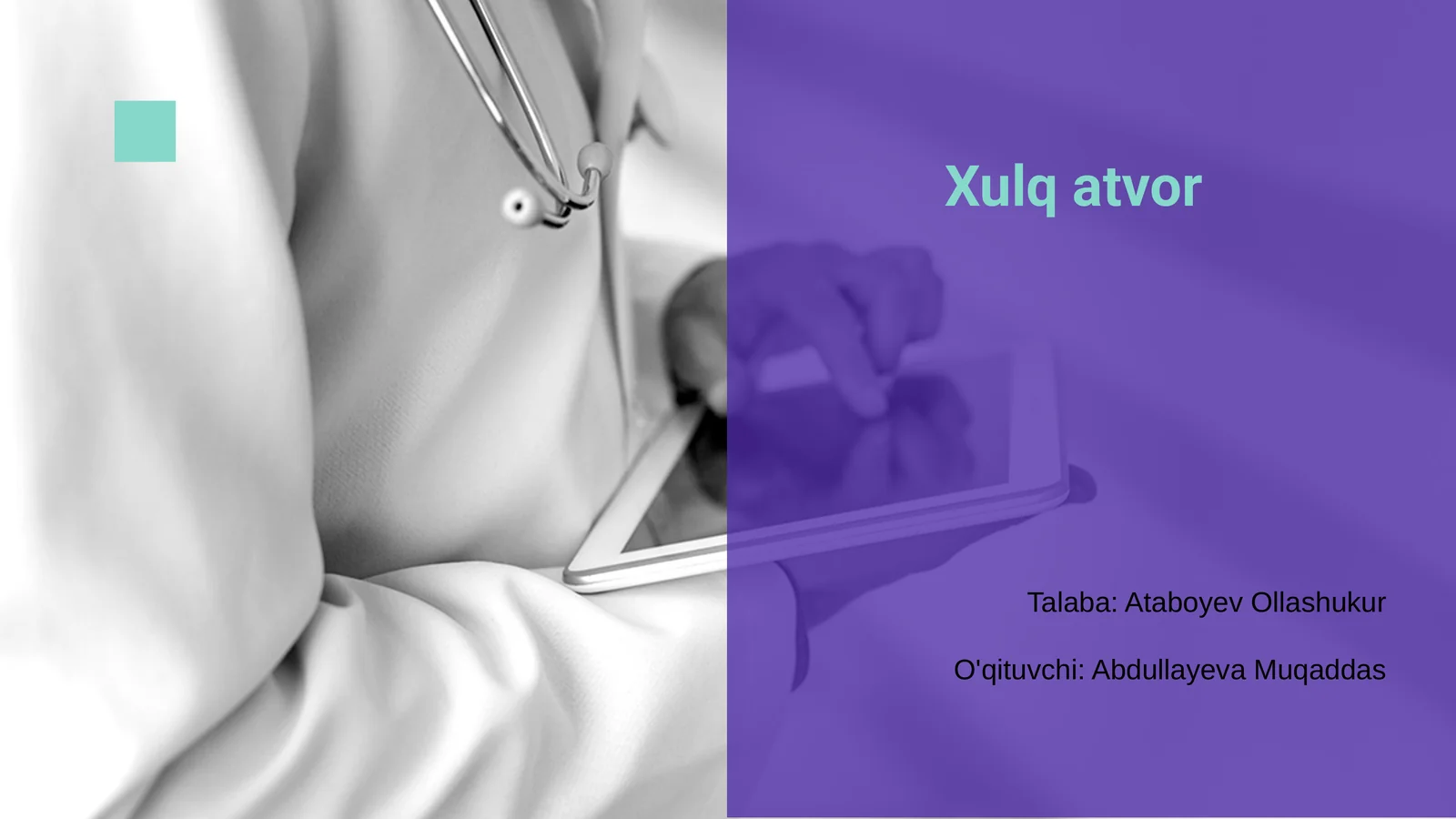 Xulq atvor