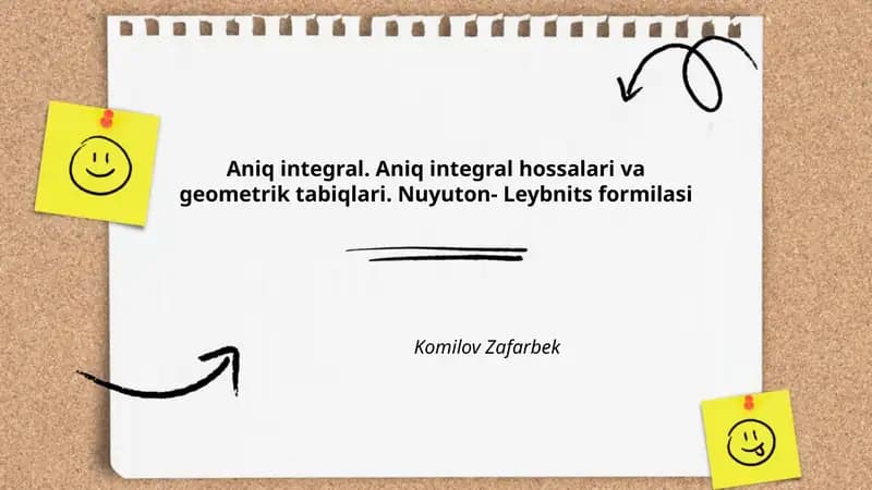 Aniq integral