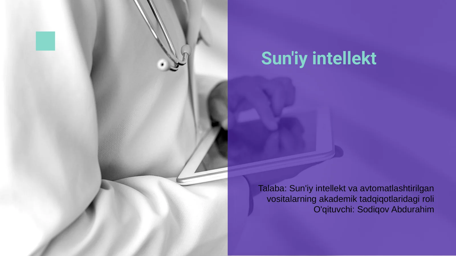 Sun'iy intellekt