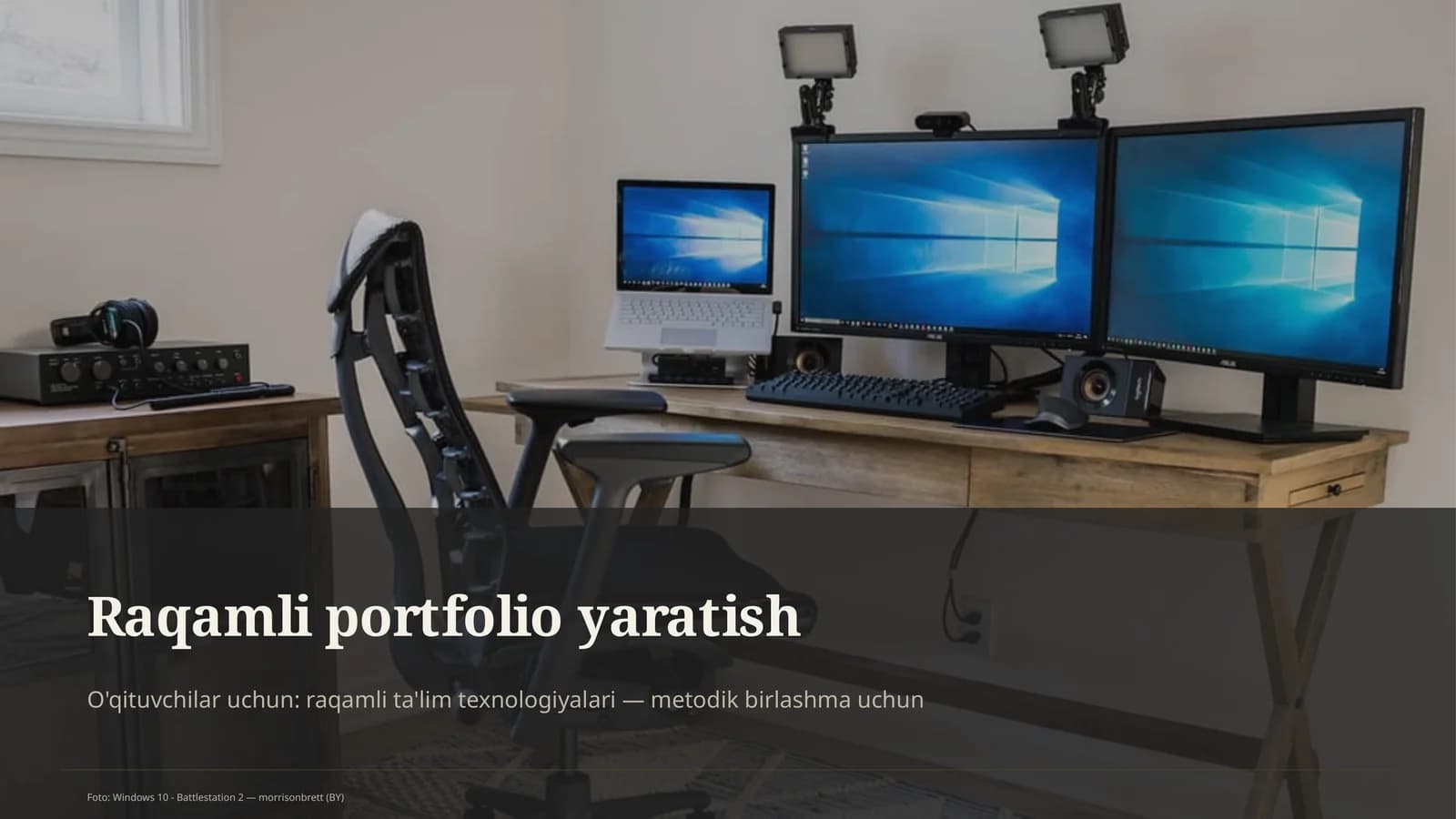 Raqamli portfolio yaratish