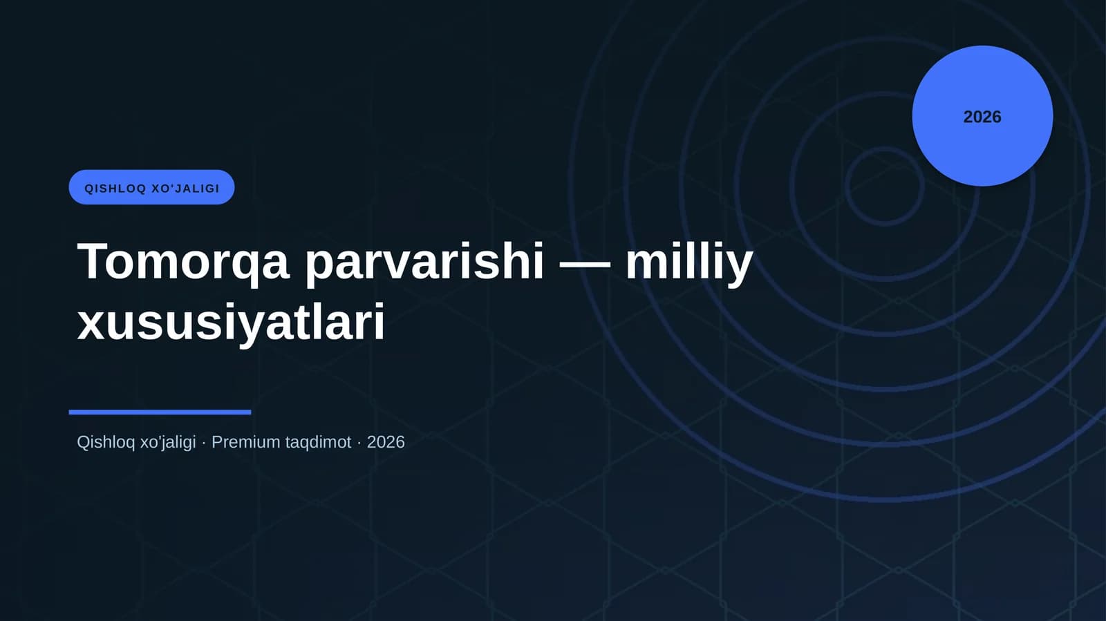 Tomorqa parvarishi — milliy xususiyatlari