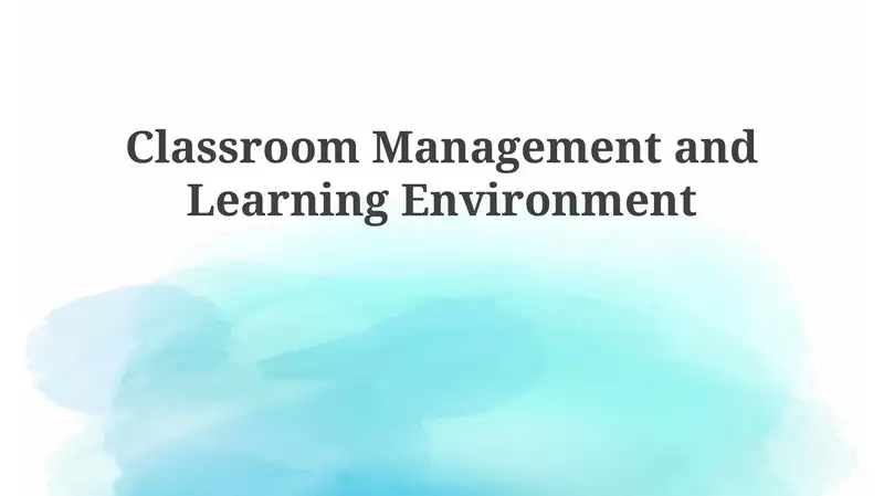 Creating a Positive Learning Environment: Foundations & Importance