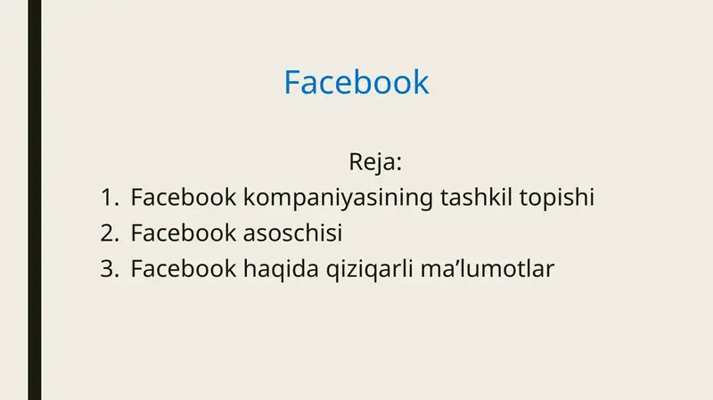 Facebook