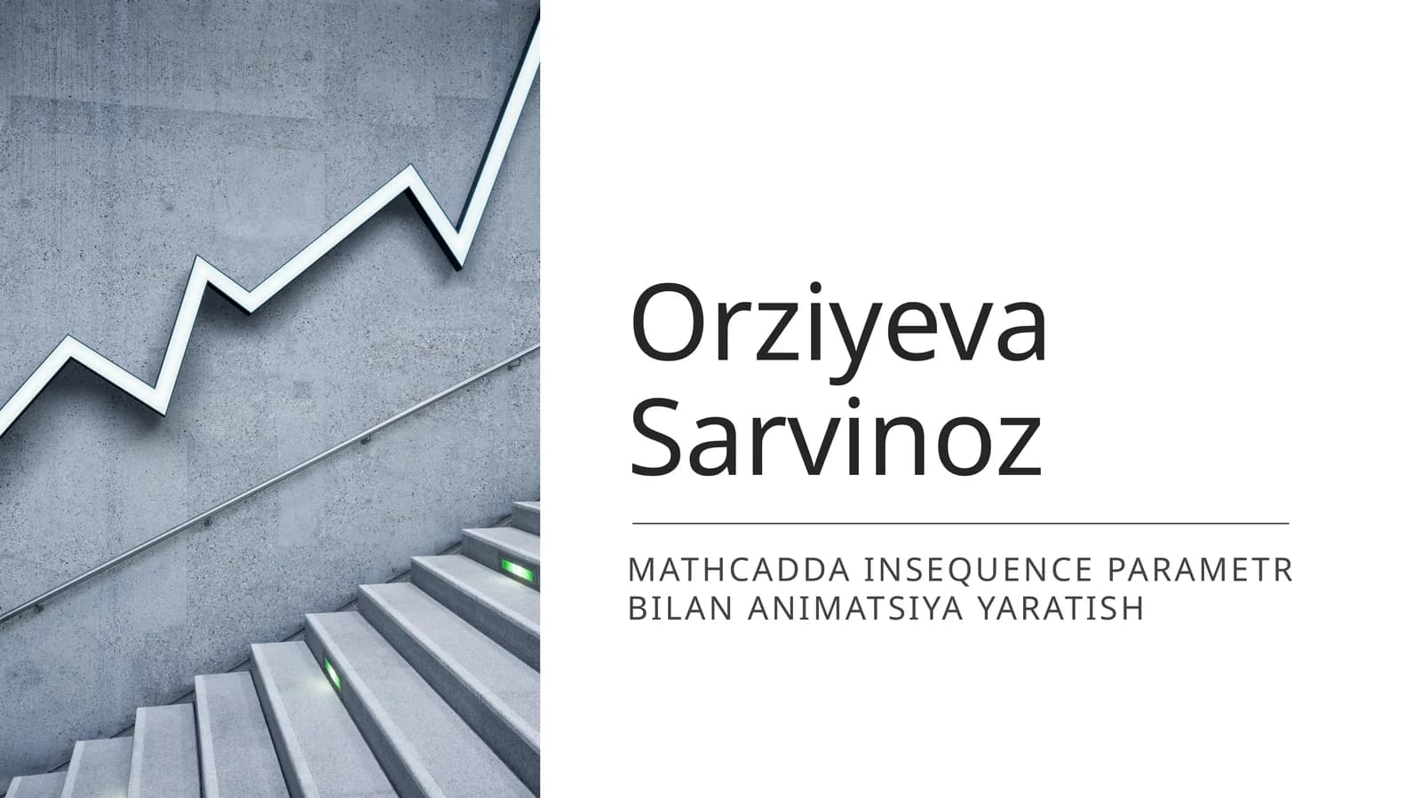 MathcaddaInsequenceparametrbilananimatsiyayaratish