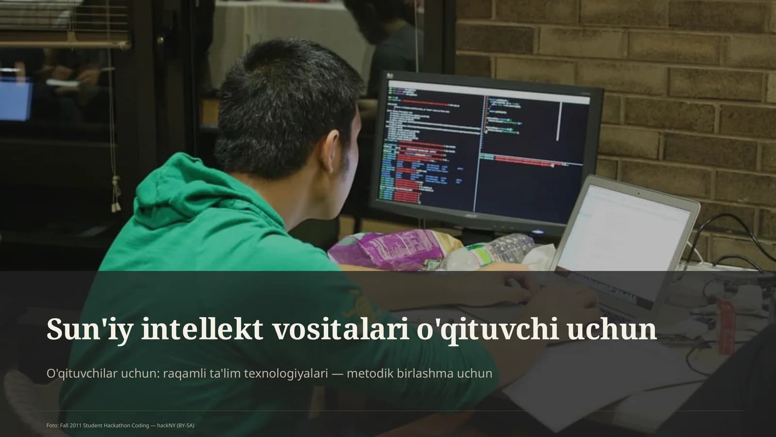 Sun'iy intellekt vositalari o'qituvchi uchun