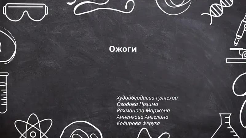 Ожоги