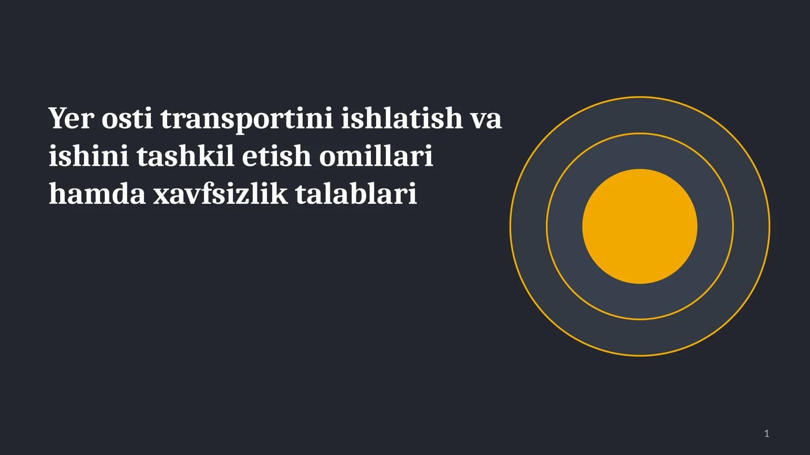 Yer osti transporti