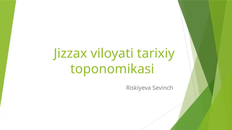 O'zbekiston toponomikasi