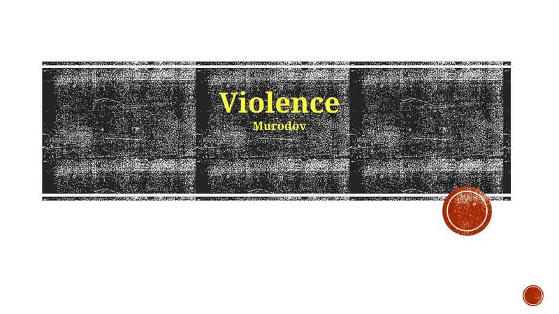Understanding Violence