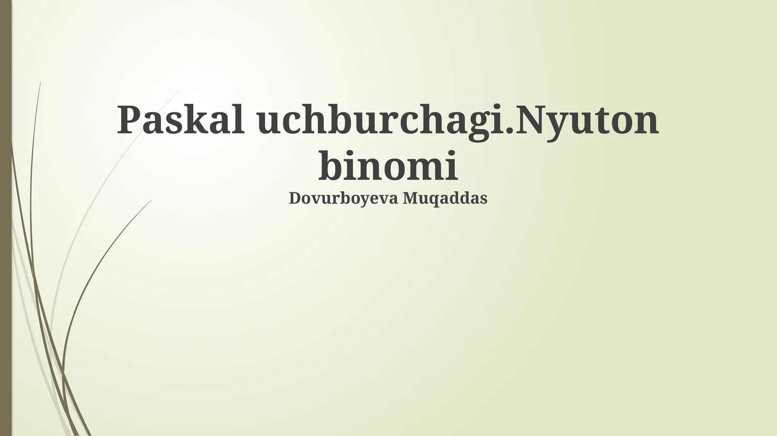 Paskal Uchburchagi