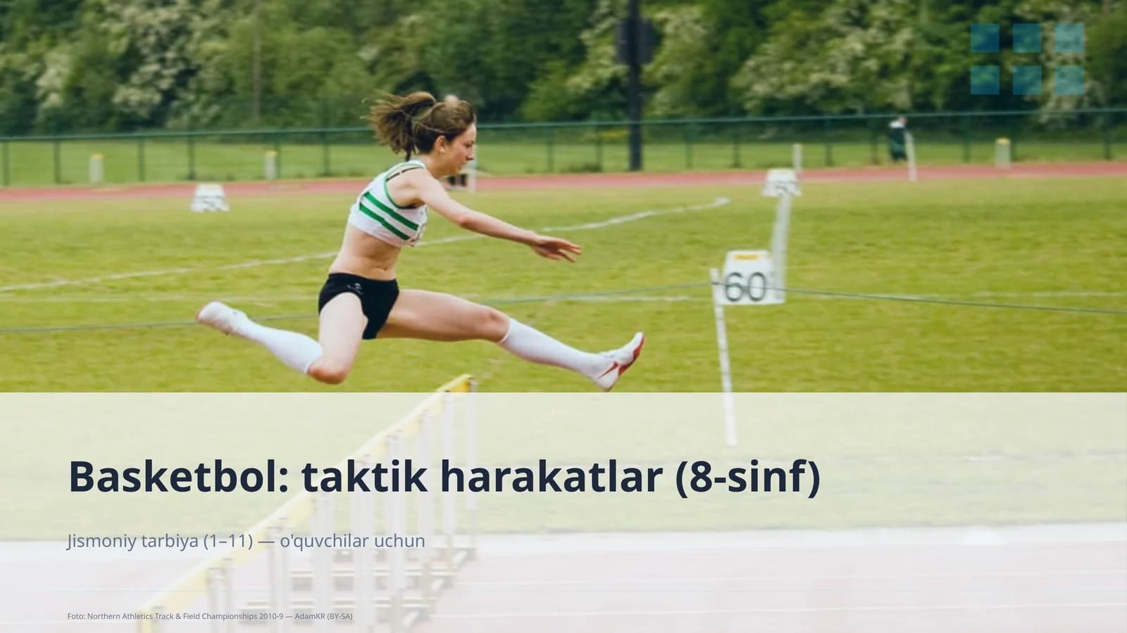 Basketbol: taktik harakatlar (8-sinf)