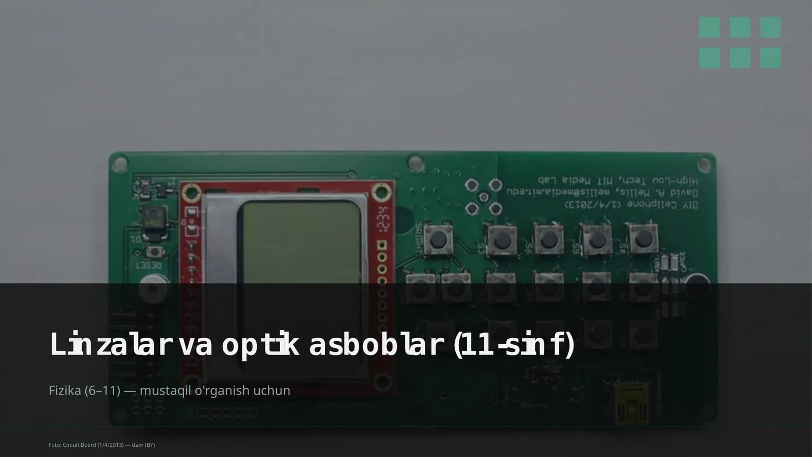 Linzalar va optik asboblar (11-sinf)