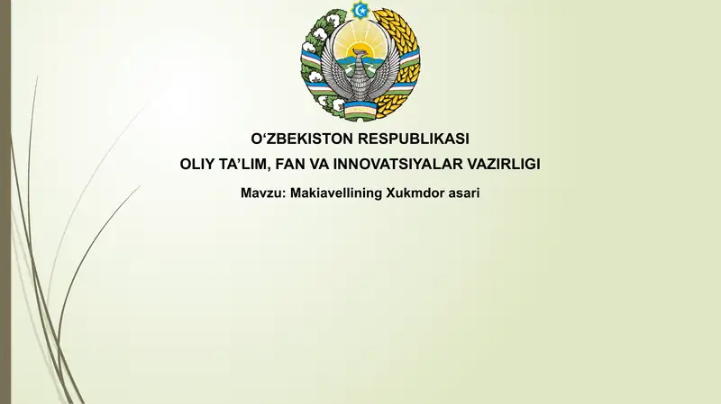 MakiavelliningXukmdorasari