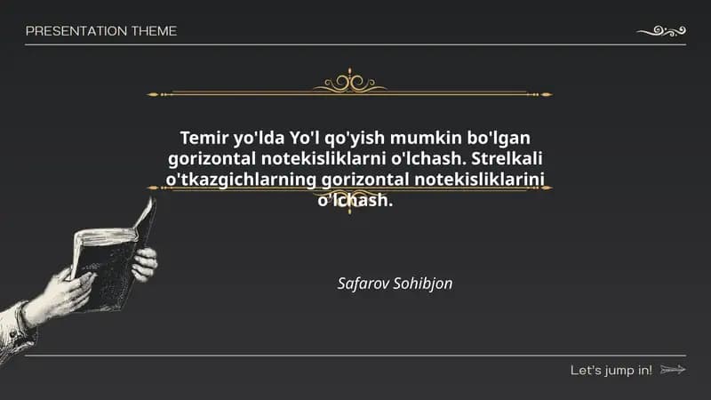 Gorizontal notekisliklar va strelkali o'tkazgichlar