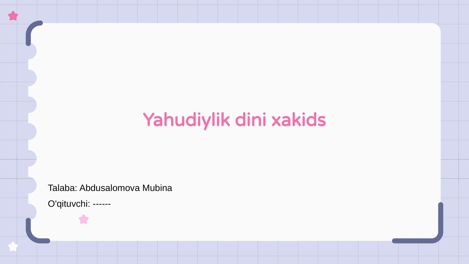 Yahudiylik dini xakids