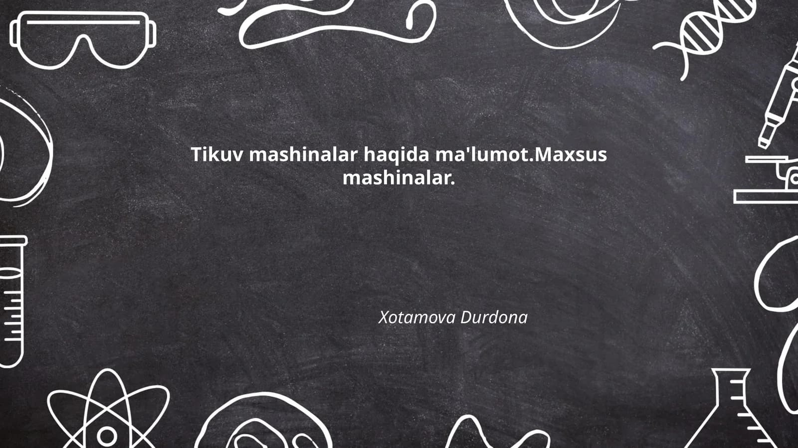 Maxsus tikuv mashinalari turlari