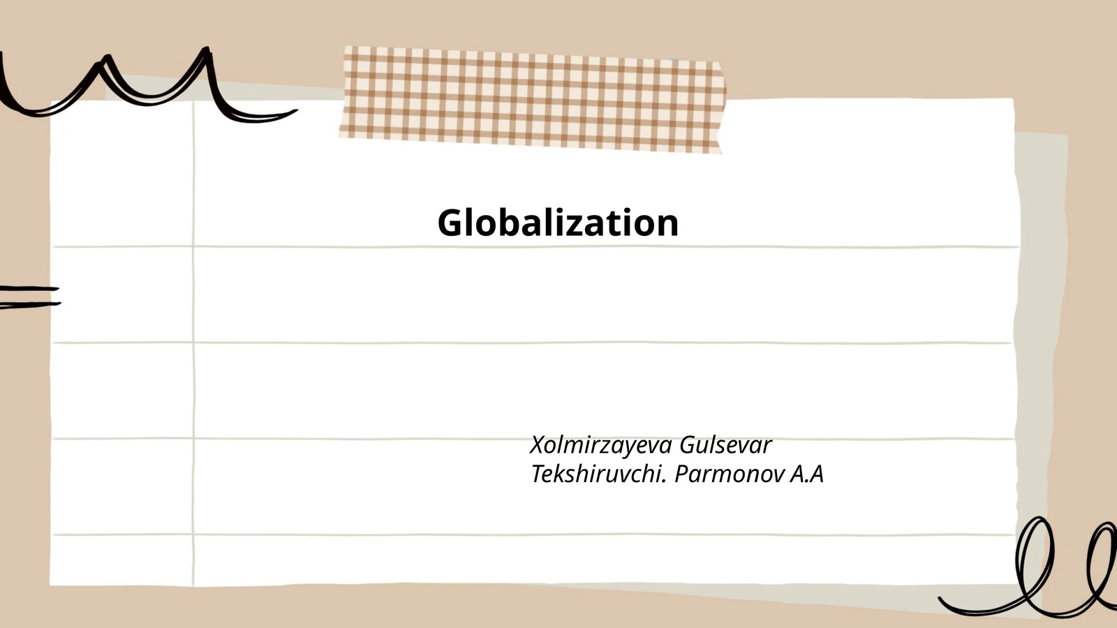 Globalization