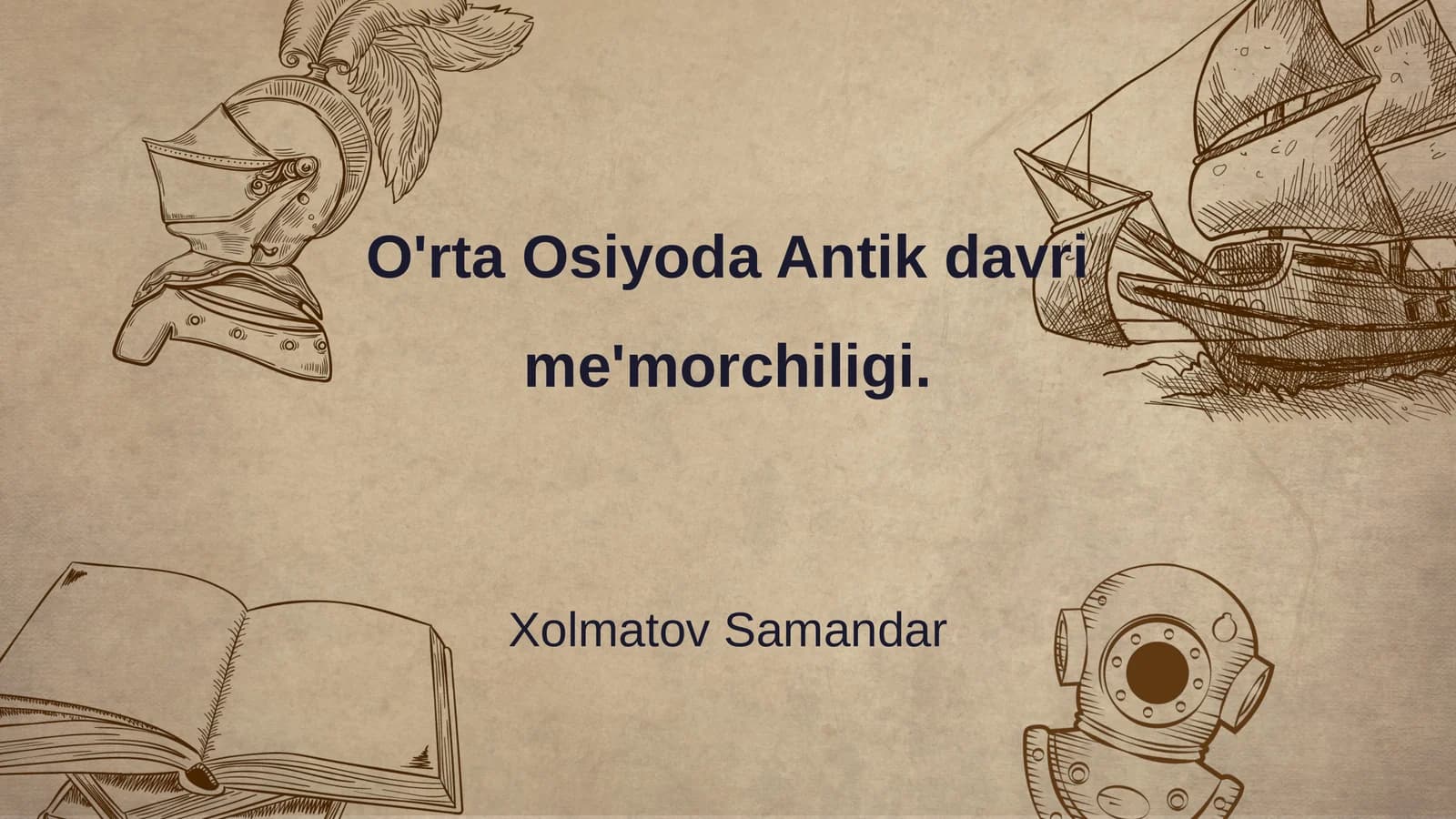 O'rta Osiyoda Antik davri me'morchiligi