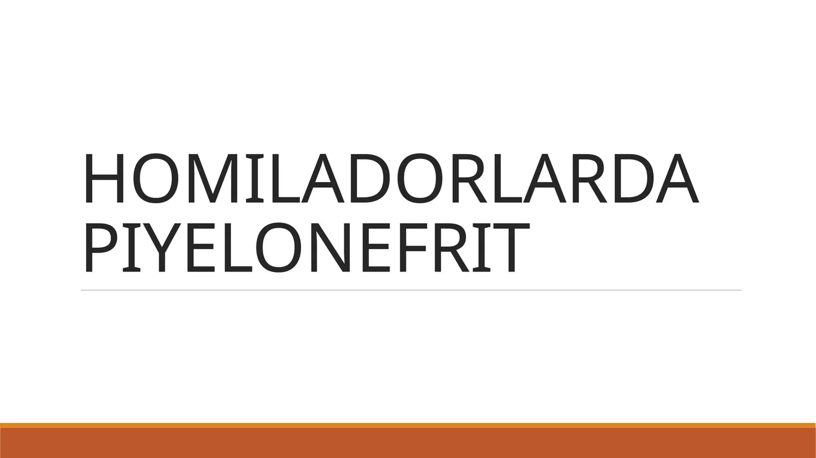 PIYELONEFRIT