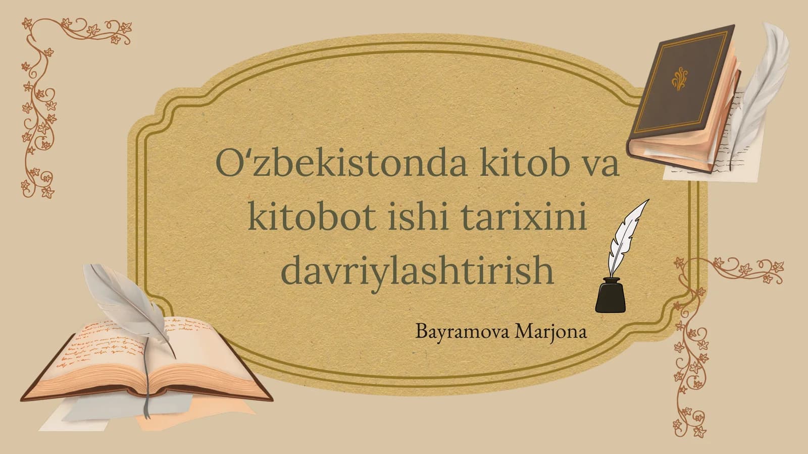 Oʻzbekistonda kitob va kitobot ishini davriylashtirish