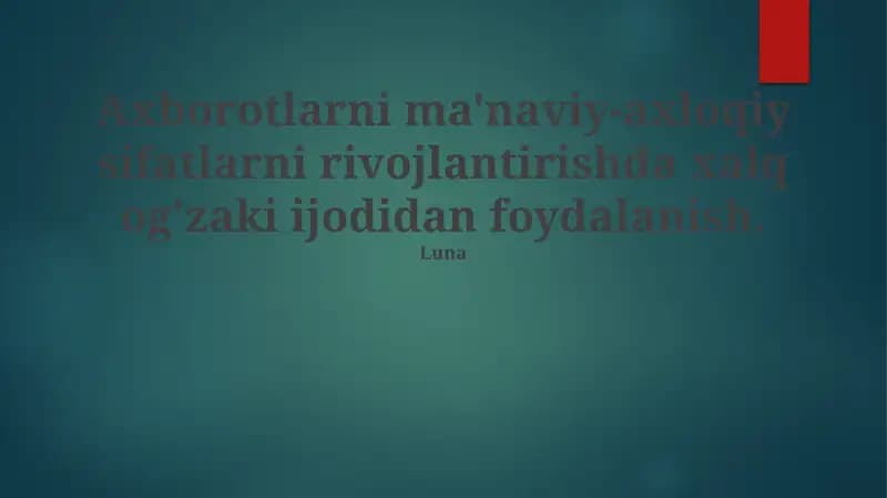 Material Tanlashda Ekologik Axloq