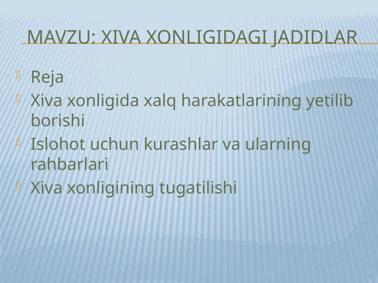 xiva xonligidagi jadidlar