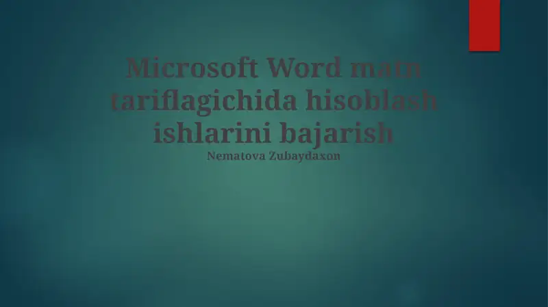 Product slide 1