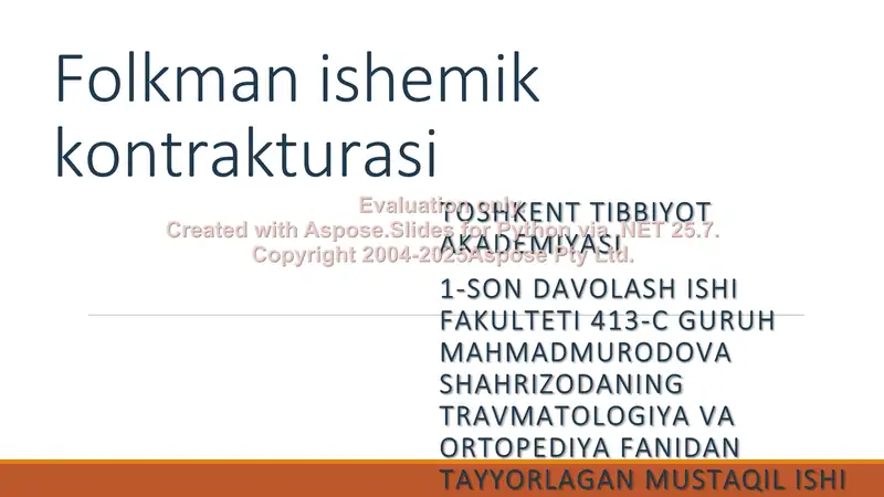 Folkman ishemik kontrakturasi