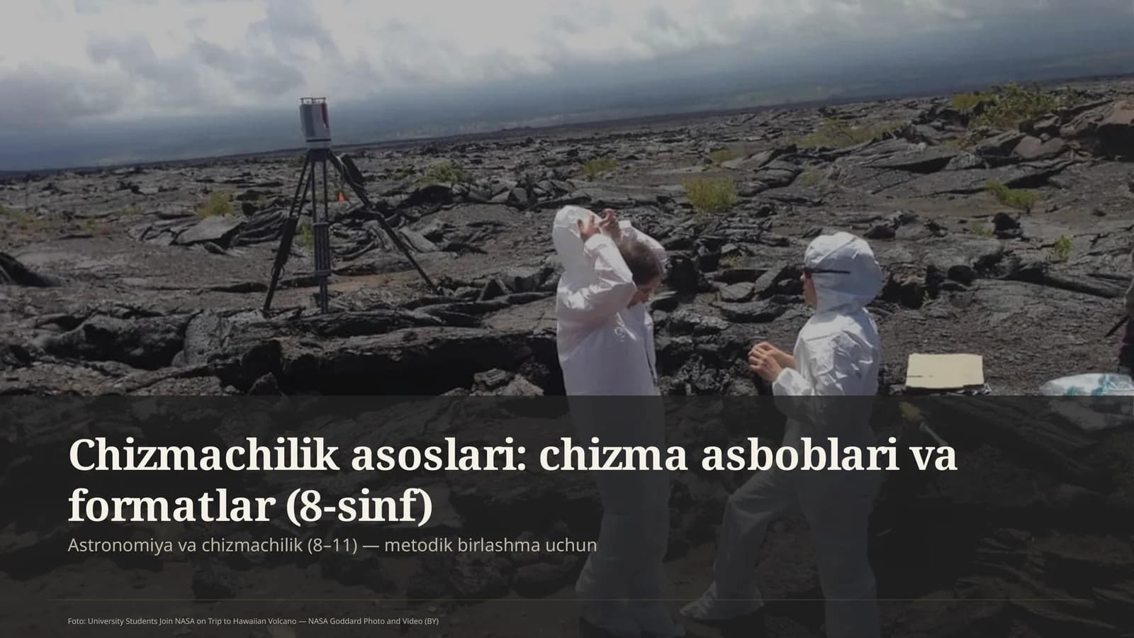 Chizmachilik asoslari: chizma asboblari va formatlar (8-sinf)