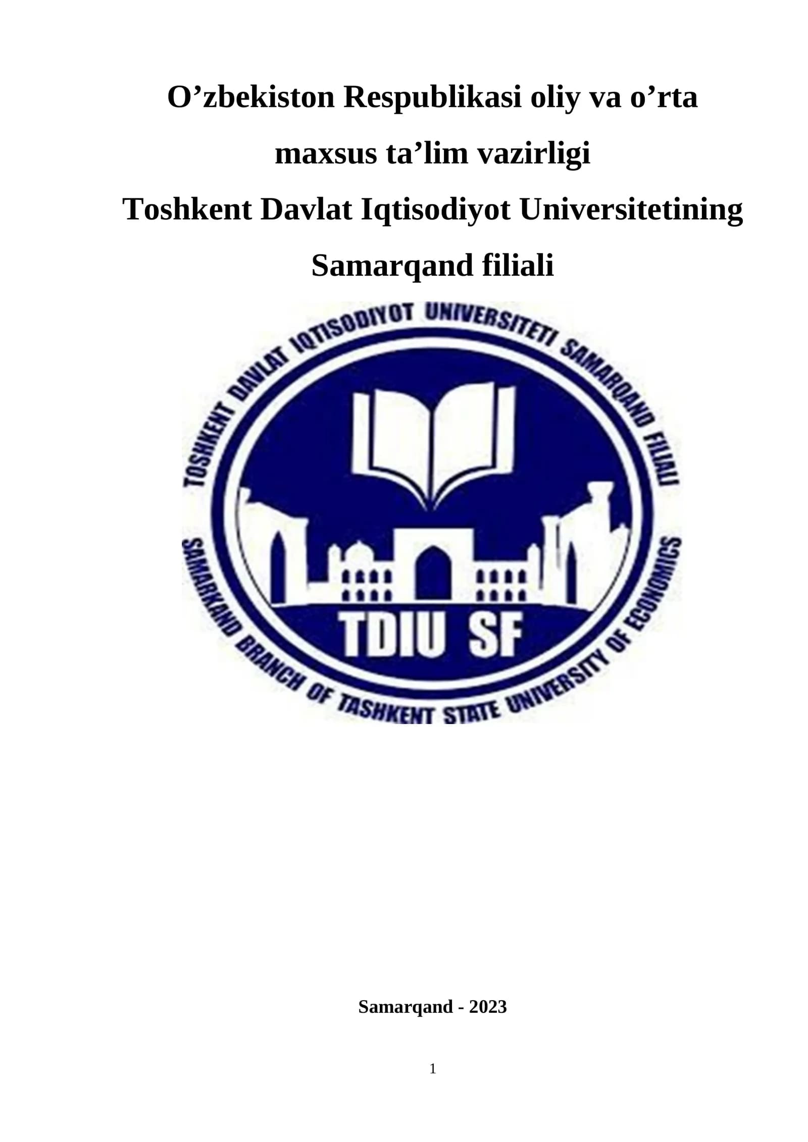 ELASTIKLIK NAZARIYASINI AMALIYOTDA QO’LLANILISHI