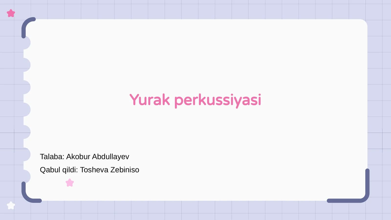 Yurak perkussiyasi