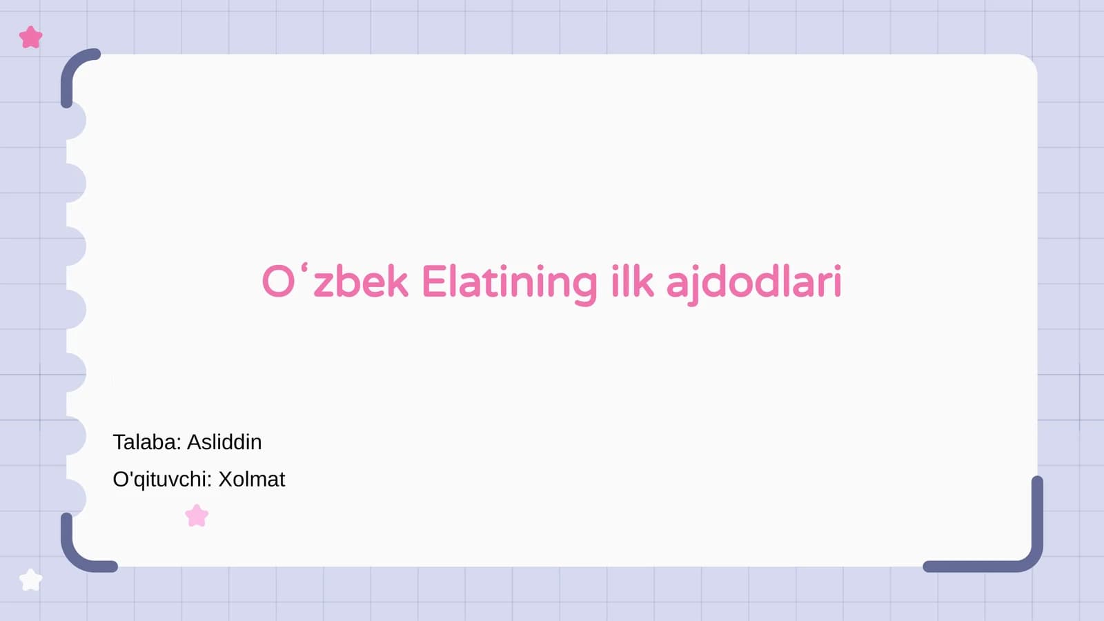 Oʻzbek Elatining ilk ajdodlari