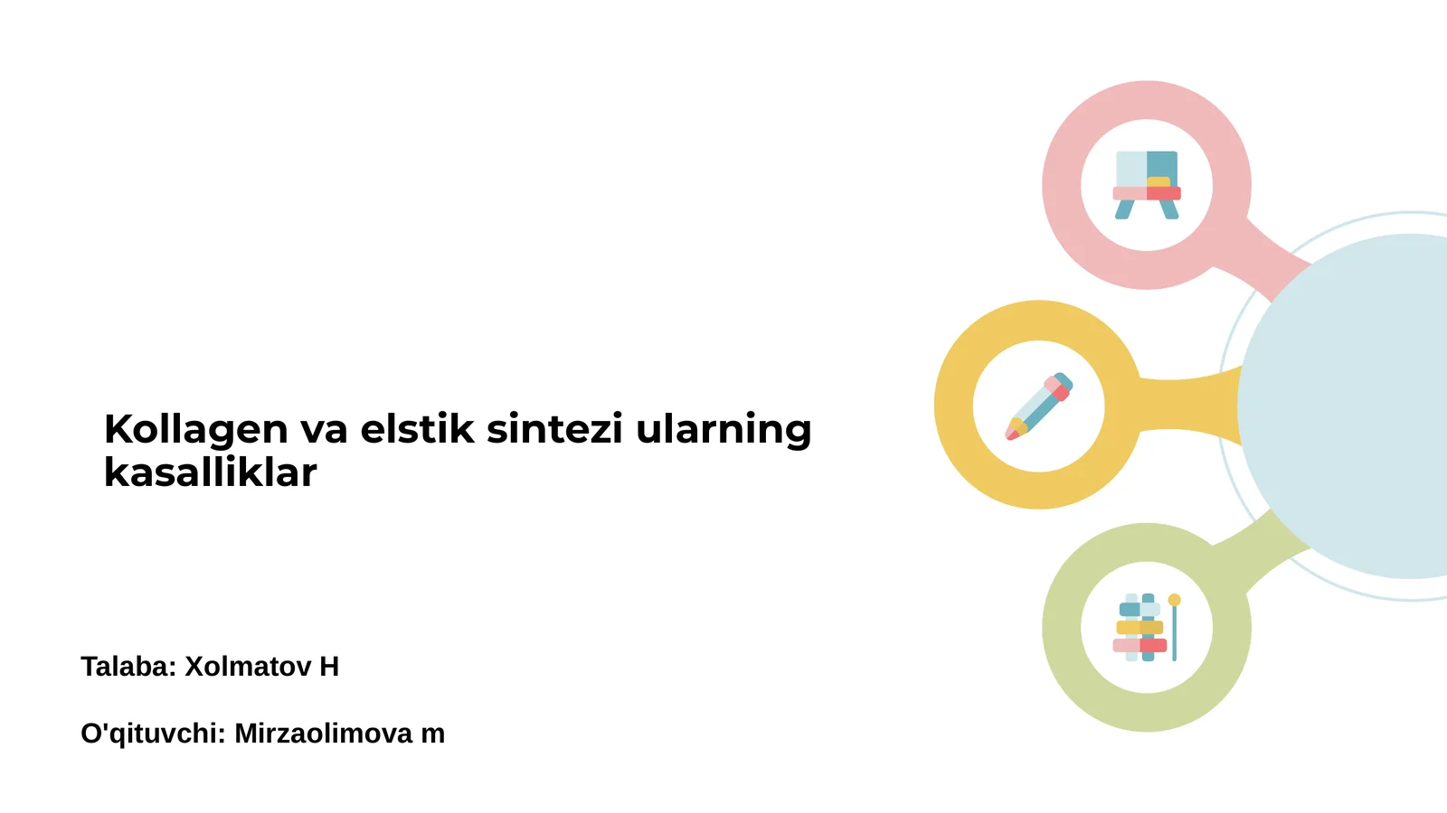 Kollagen va elastik sintez