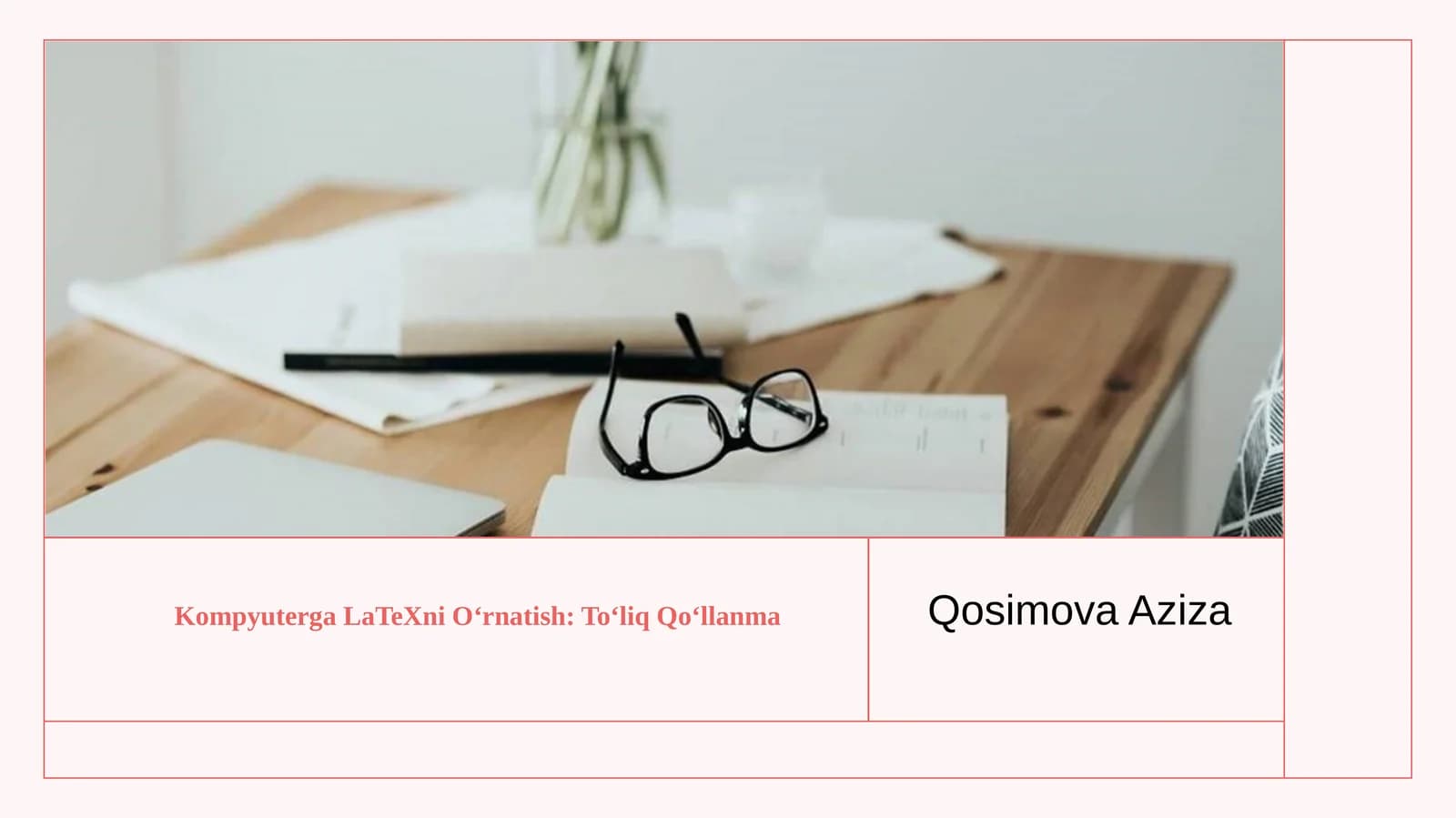Kompyuterga LaTeXni O‘rnatish: To‘liq Qo‘llanma