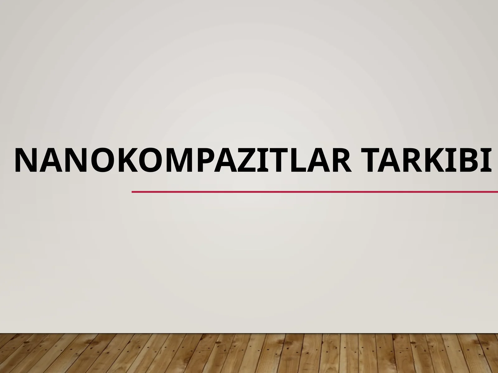 Nanokompozitlar tarkibi