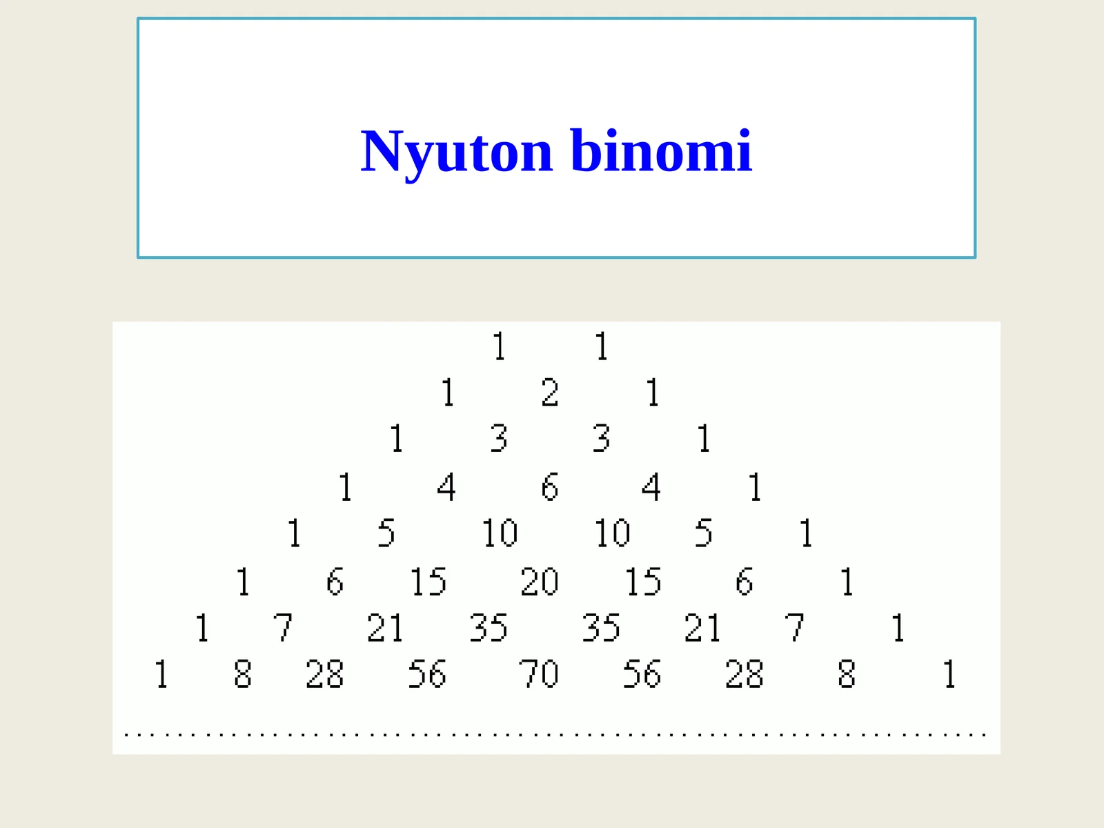 Nyutonbinomi