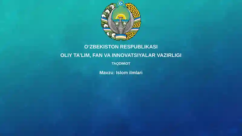 Islom ilmlari